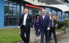 熱烈歡迎意大利圭迪佐洛市市長一行蒞臨我司參觀！
